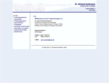 Tablet Screenshot of bonn-urologie.de